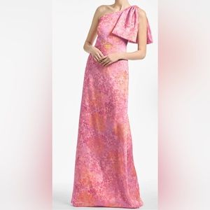 Sachin and Babi Chelsea Gown in pastel sunset hydrangea size 10